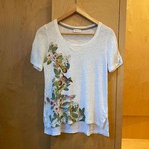 Anthropologie Linen Tee